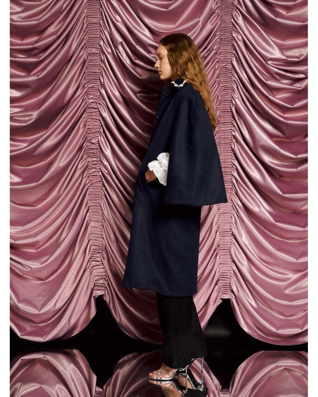 Sister Jane Pink Dream Manhattan Cape Coat