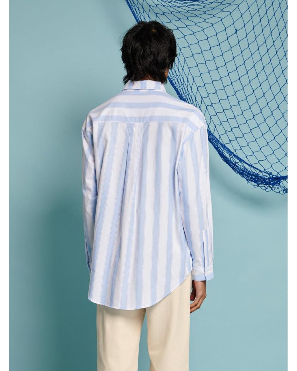 Sister Jane Blue Fisher Stripe Shirt