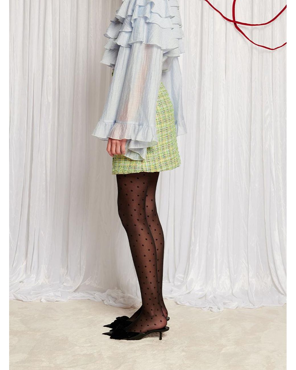 Sister Jane Green Dream Hummingbird Tweed Mini Skirt