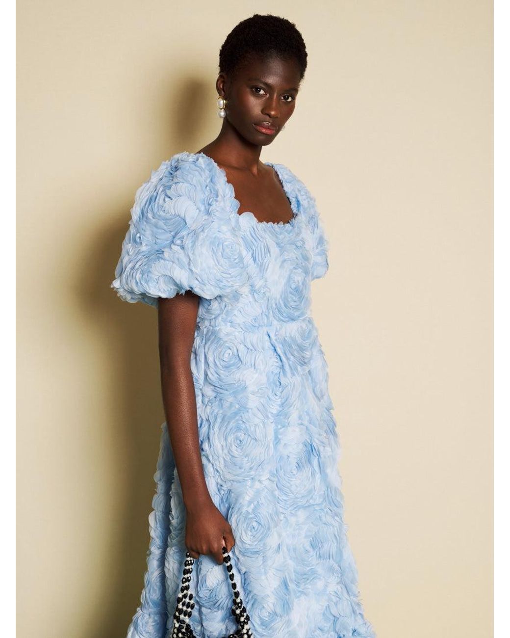 Sister Jane Blue Dream Dewdrop Tulle Maxi Dress
