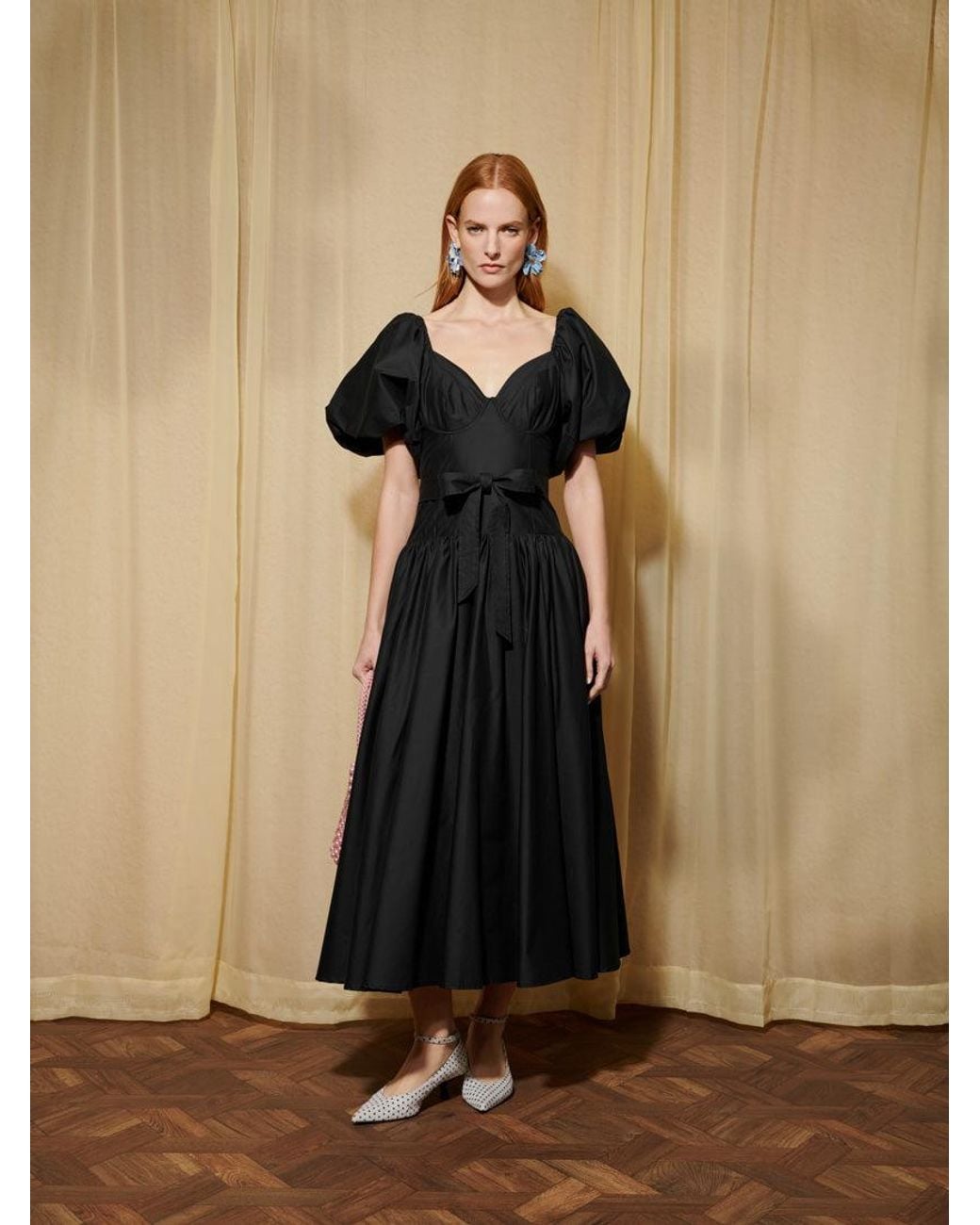 Sister Jane Black Dream Bright Intentions Midi Dress