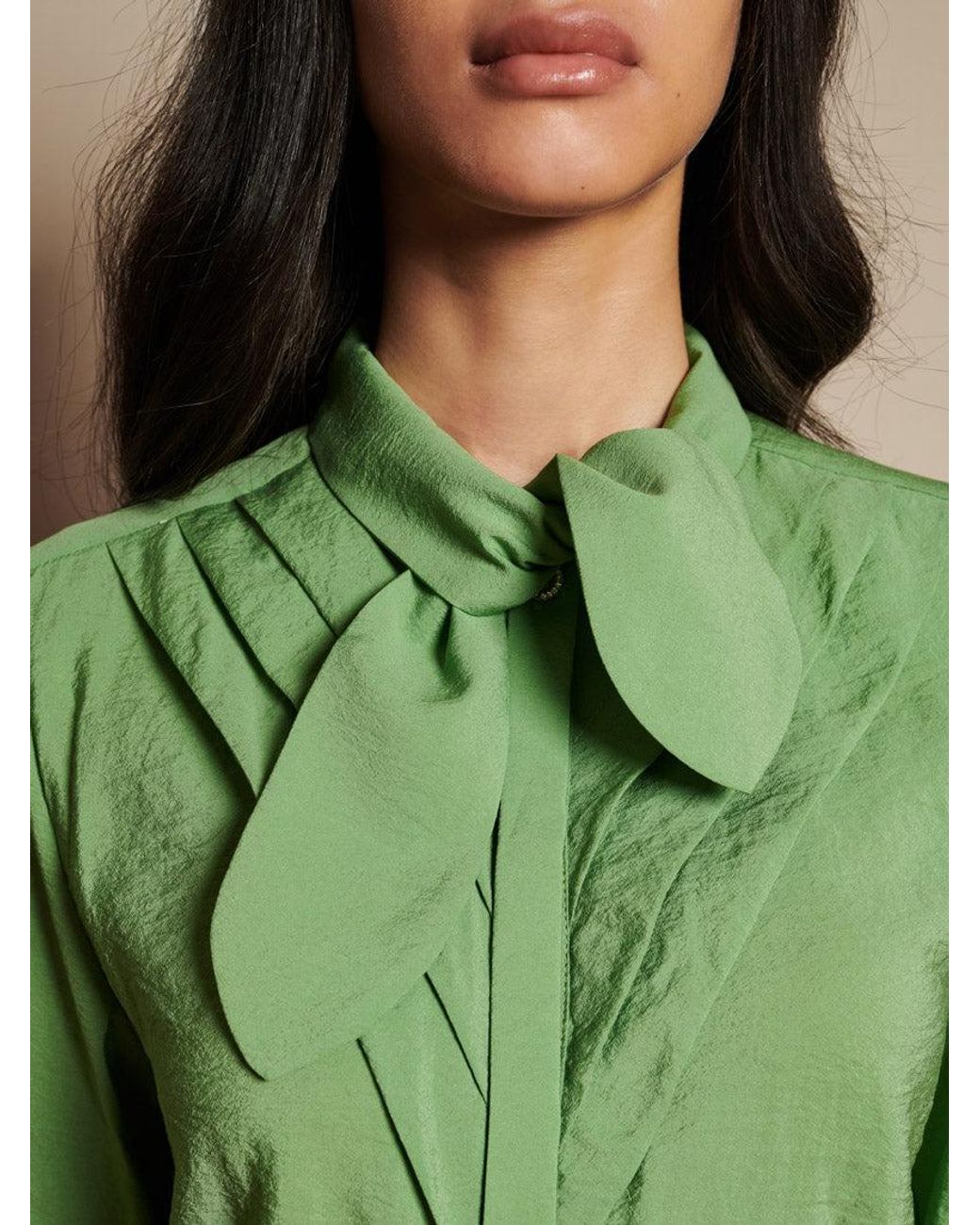 Sister Jane Green Paper Pleat Blouse