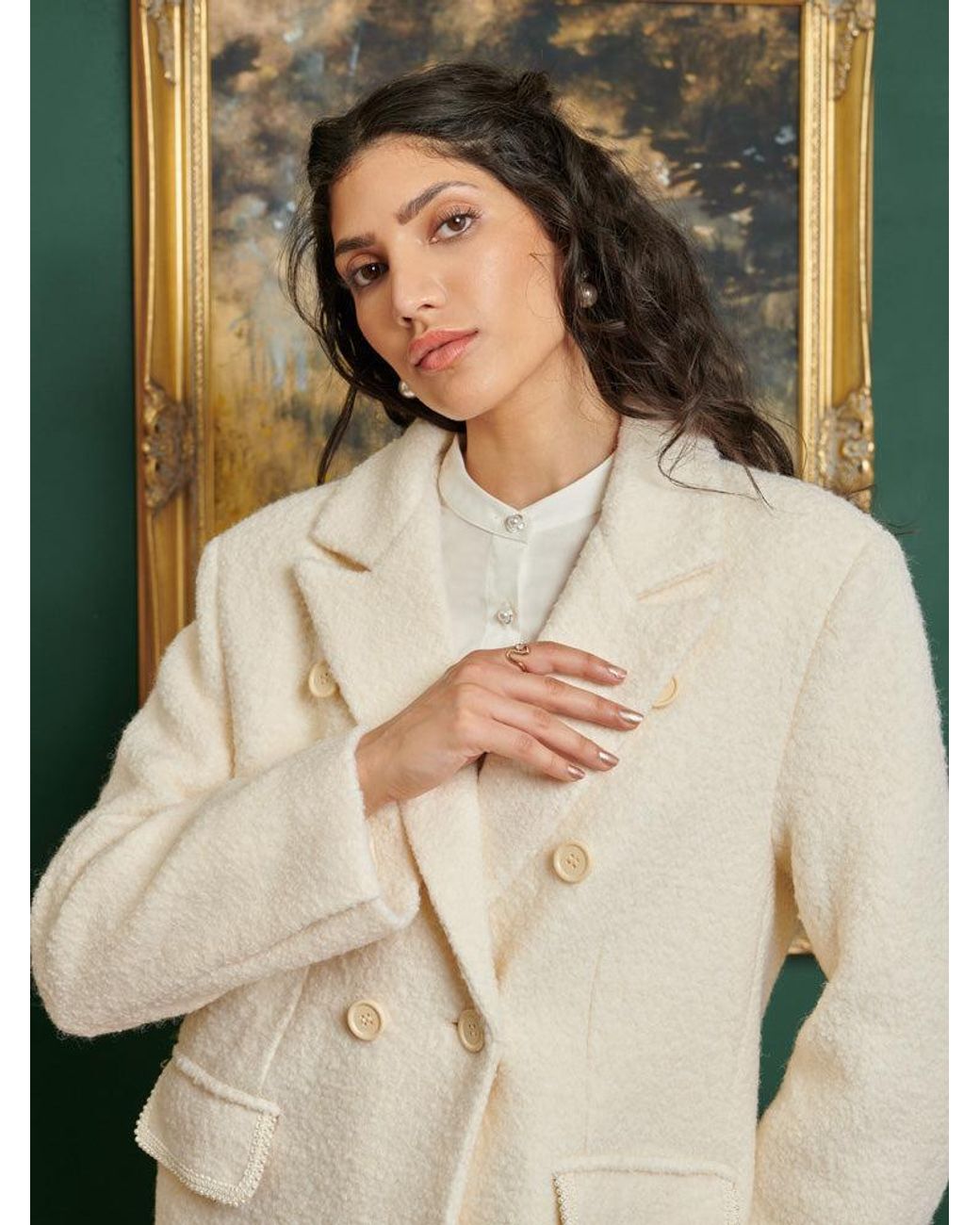 Sister Jane Green Dream Reina Embellished Coat