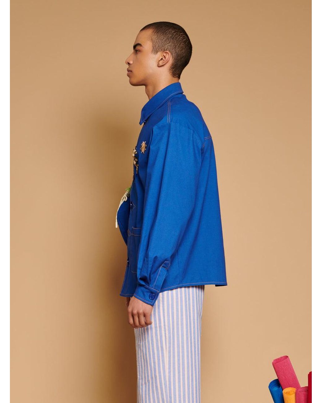 Sister Jane Blue Mariposa Workwear Jacket
