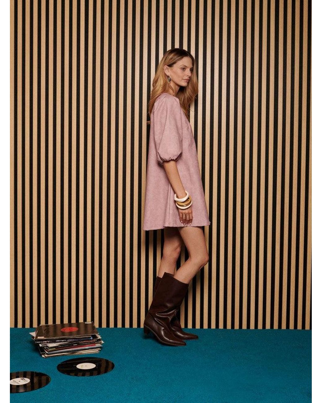 Sister Jane Pink Ghospell Dusty Pu Mini Dress