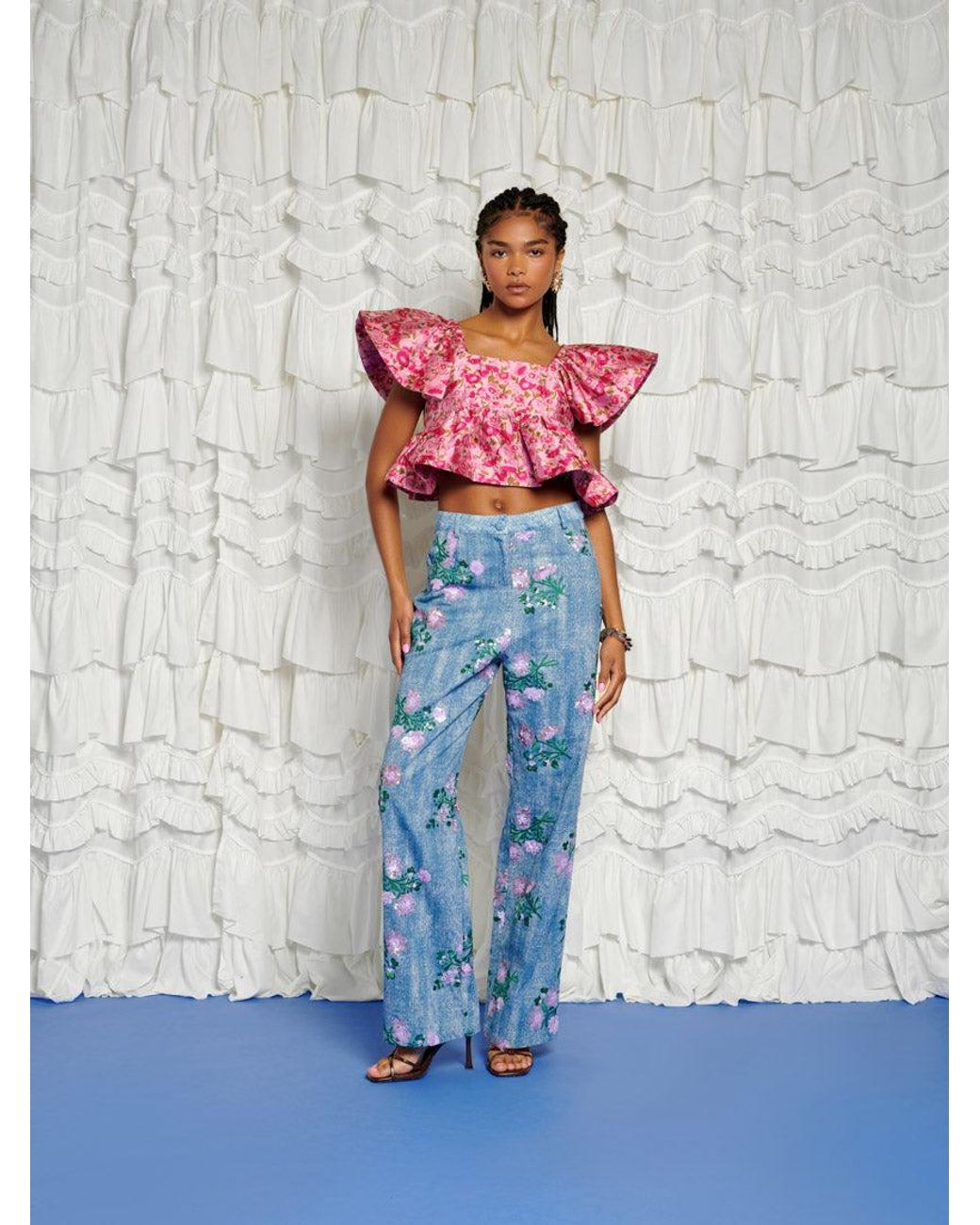 Sister Jane Multicolor Dream Primavera Jacquard Top