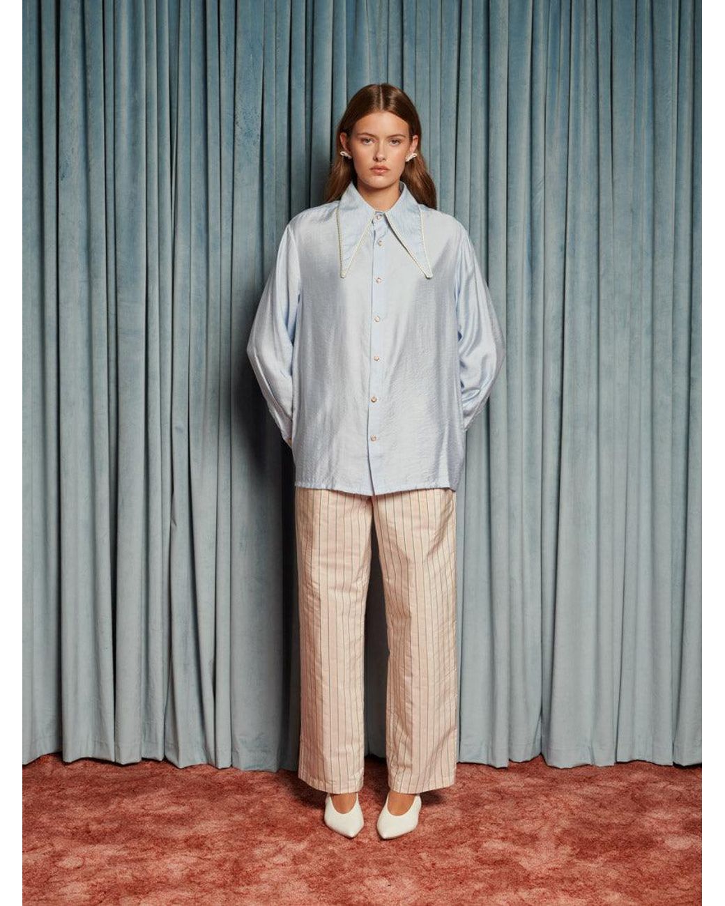 Sister Jane Green Alba Stripe Trousers