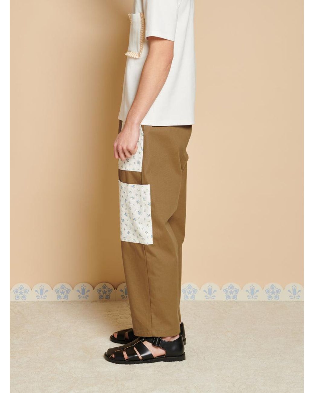 Sister Jane Natural Folke Patch Trousers