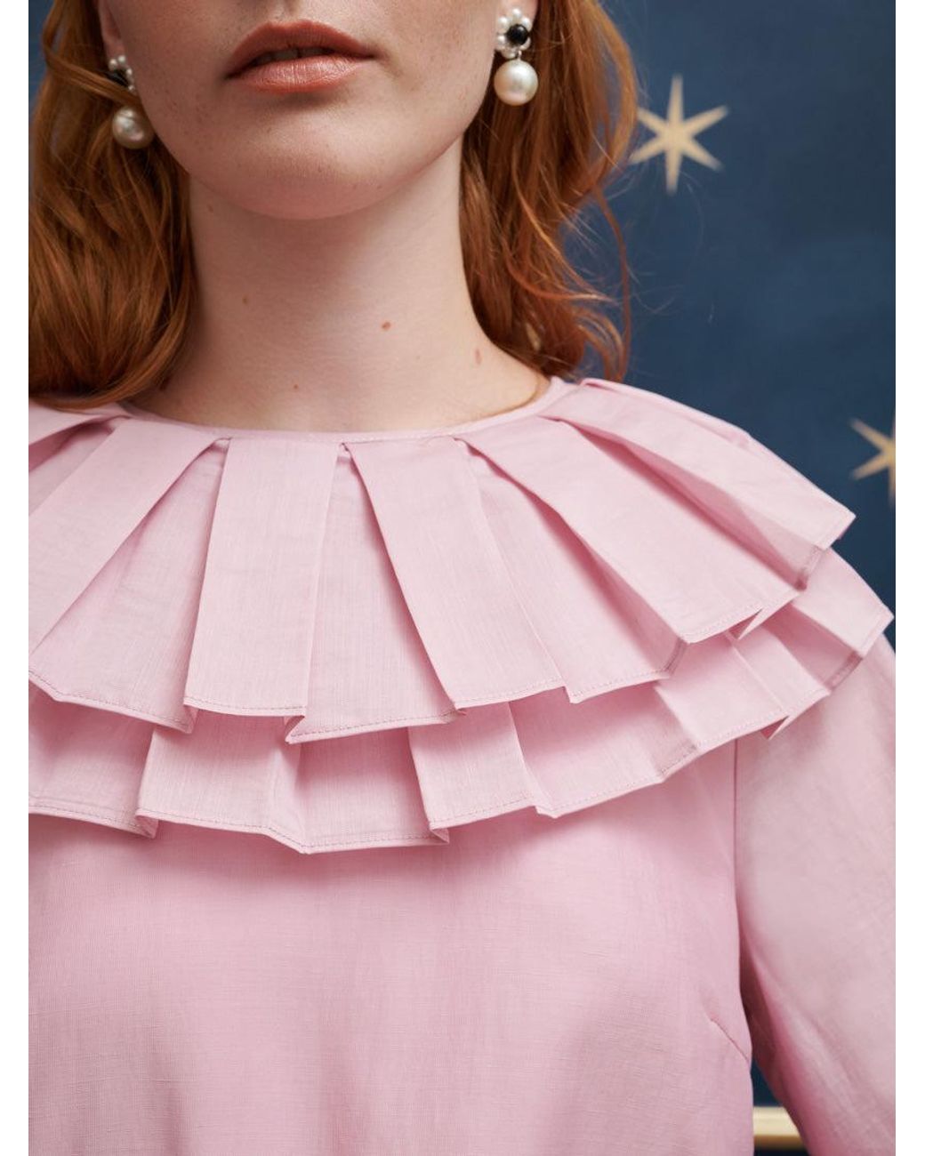Sister Jane Pink Magic Pleat Mini Dress