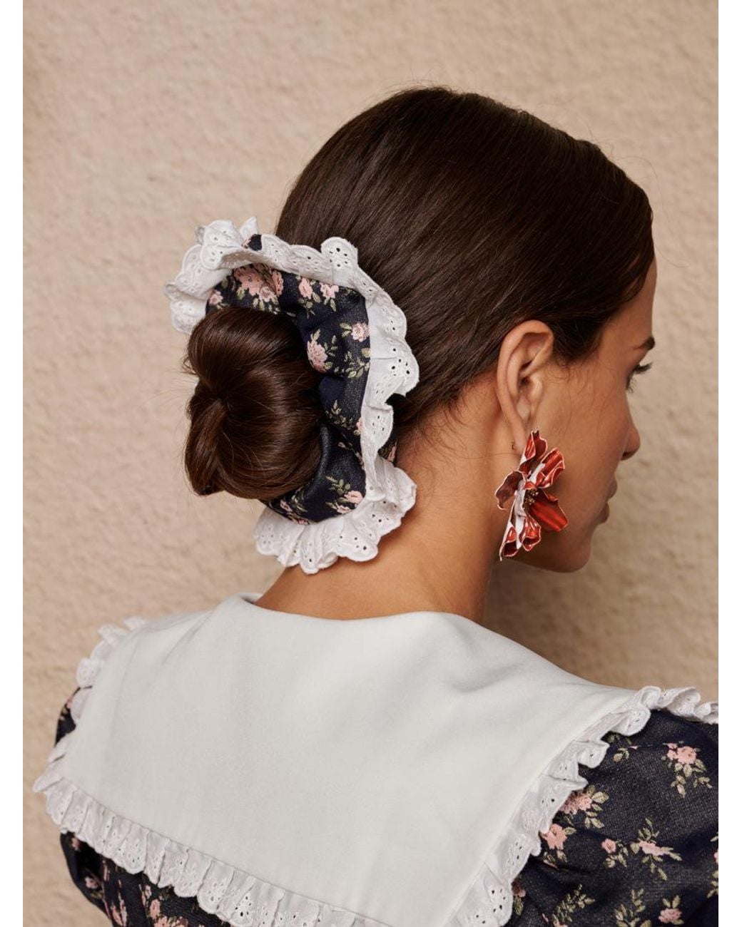 Sister Jane Brown Eclipse Ditsy Scrunchie