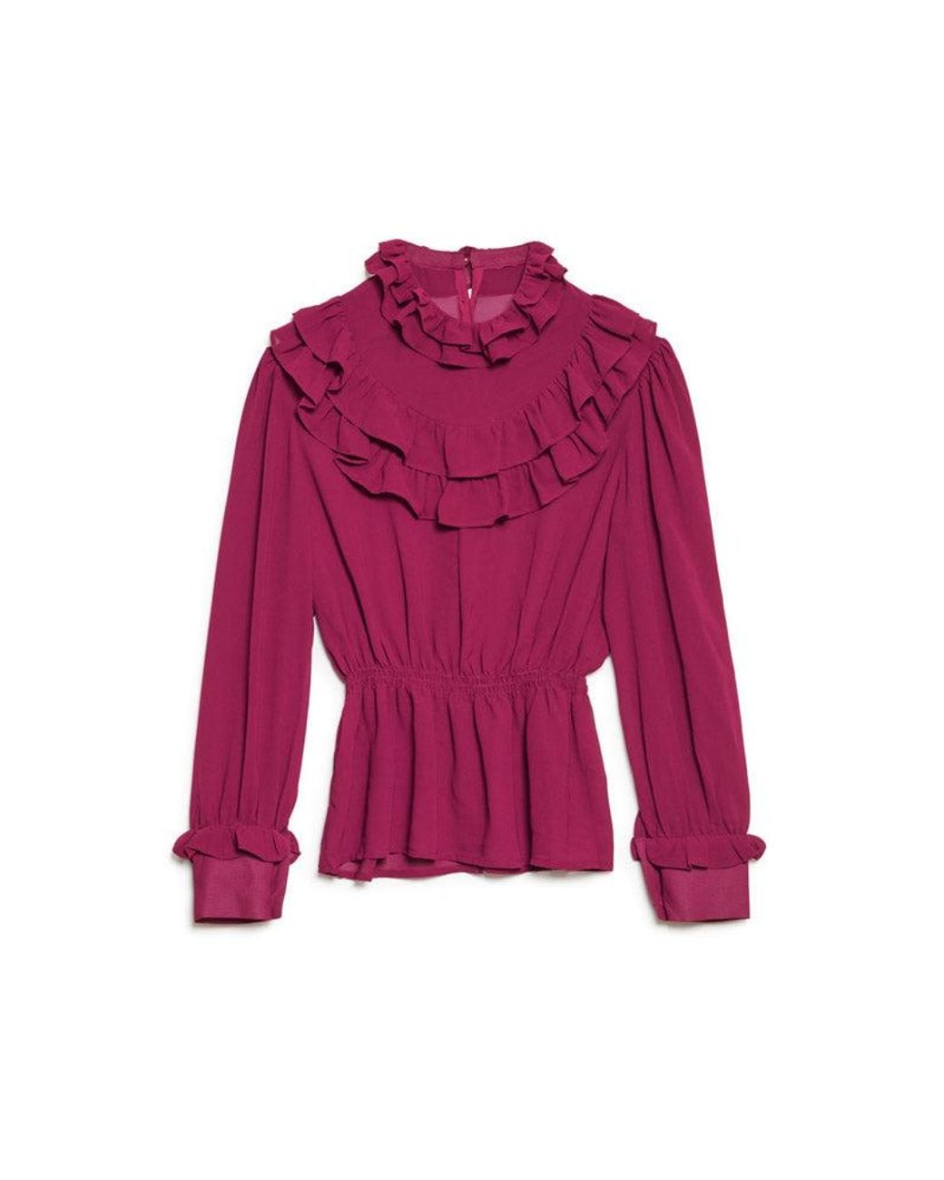 Sister Jane Purple Velora Ruffle Top