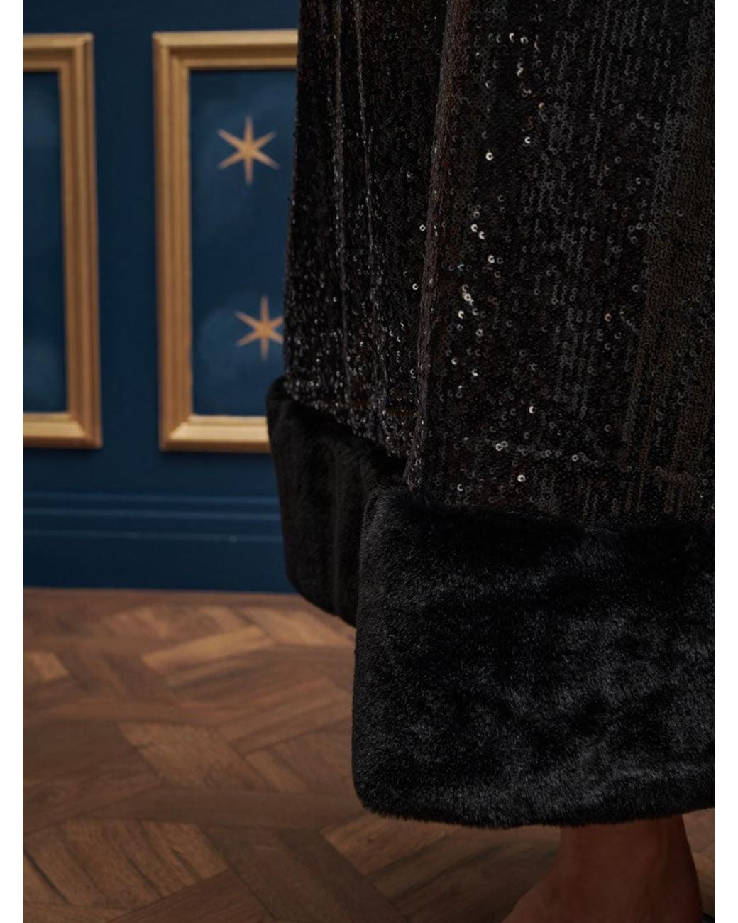 Sister Jane Blue Palais Sequin Midi Dress
