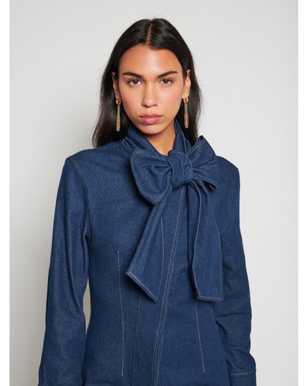 Sister Jane Blue Ghospell Autumn Denim Mini Dress