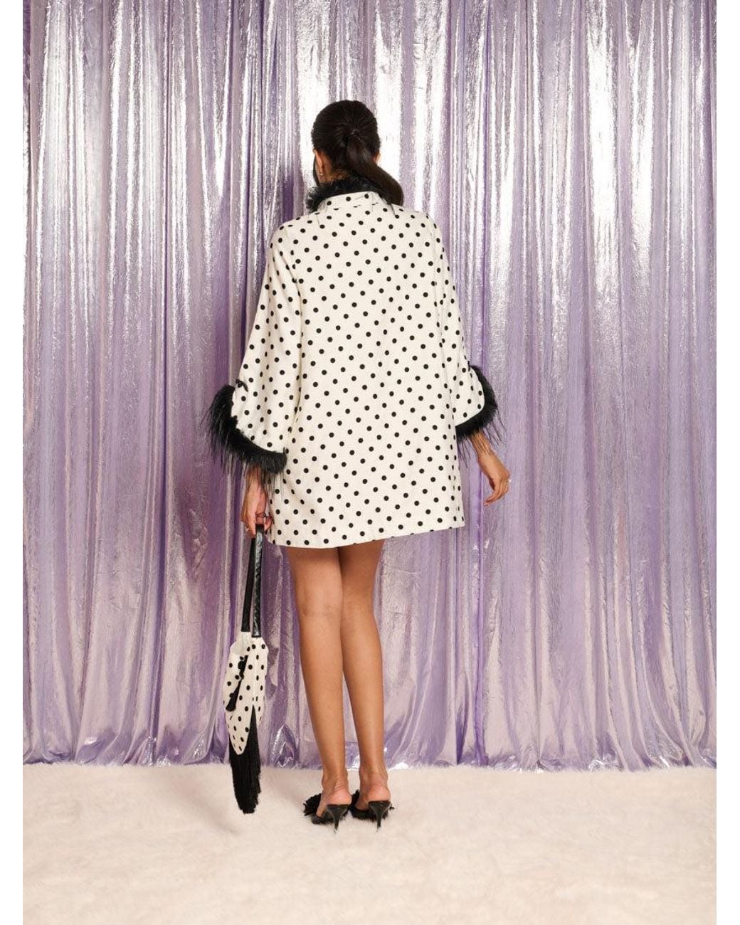 Sister Jane Pink Cyndi Spot Jacquard Mini Dress