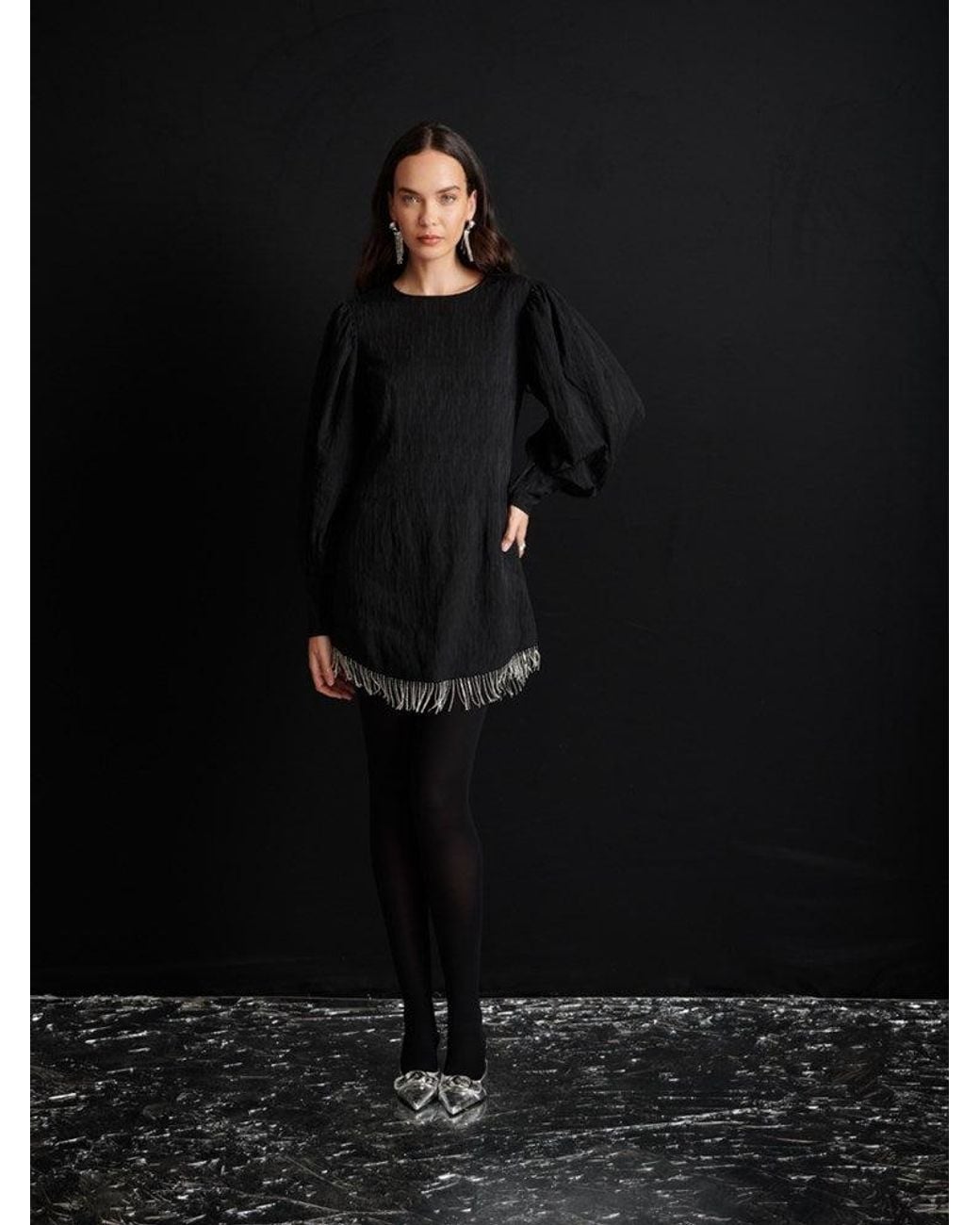 Sister Jane Black Ghospell Abel Mini Dress
