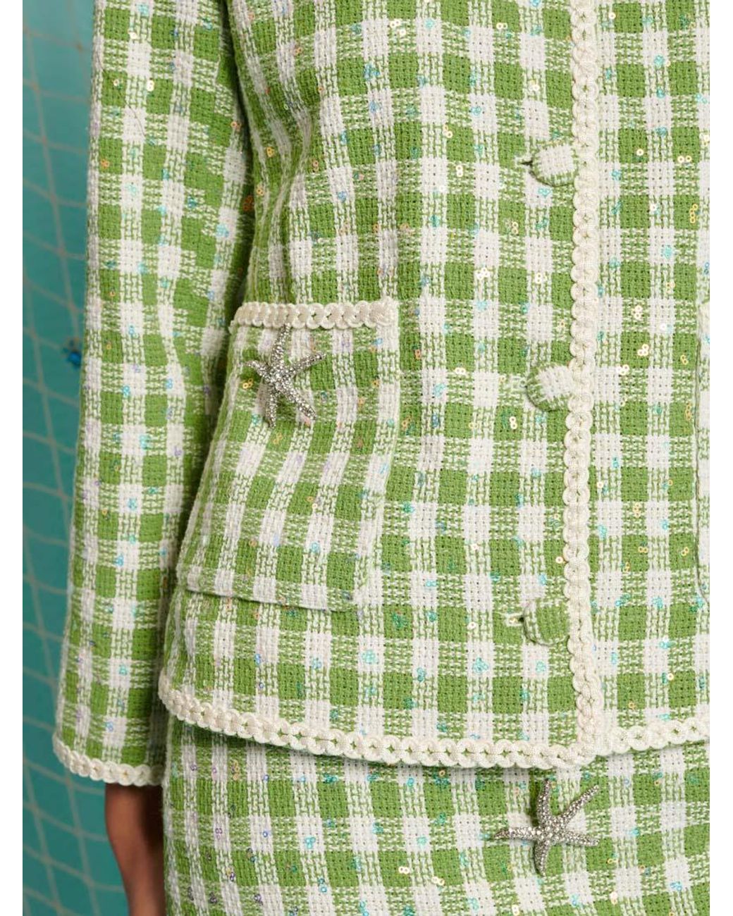 Sister Jane Green Dream Coastal Tweed Jacket
