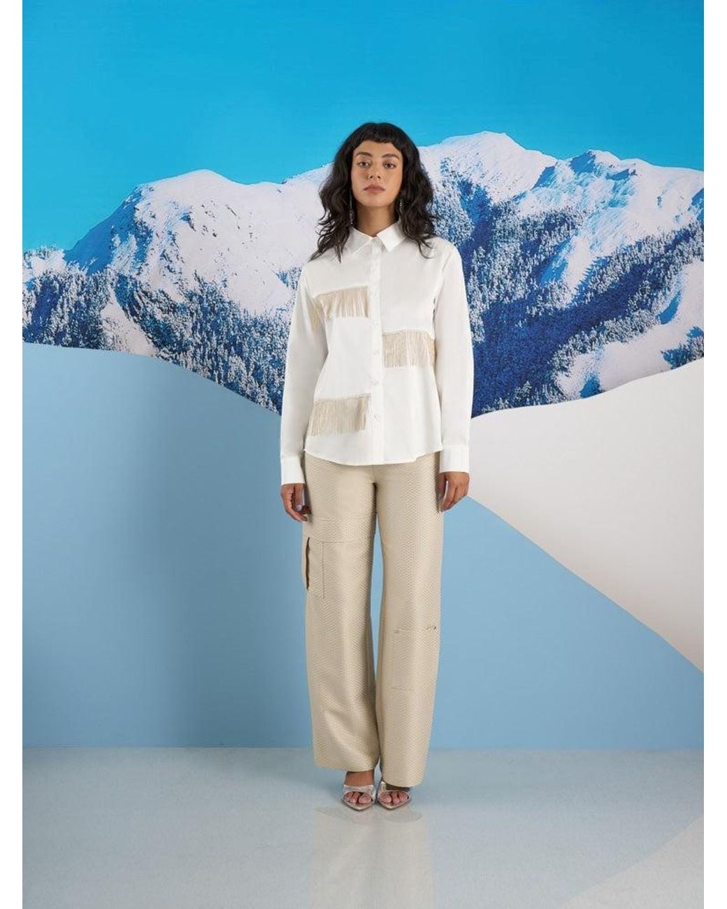 Sister Jane Blue Ghospell Jordyn Oversized Shirt