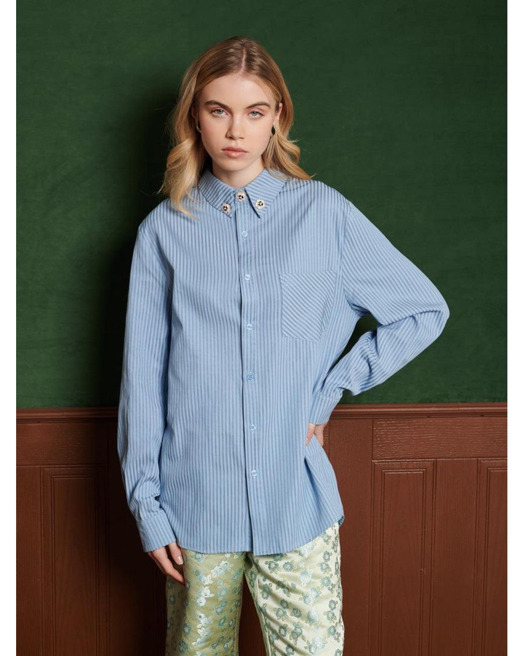 Sister Jane Green Penny Stripe Shirt
