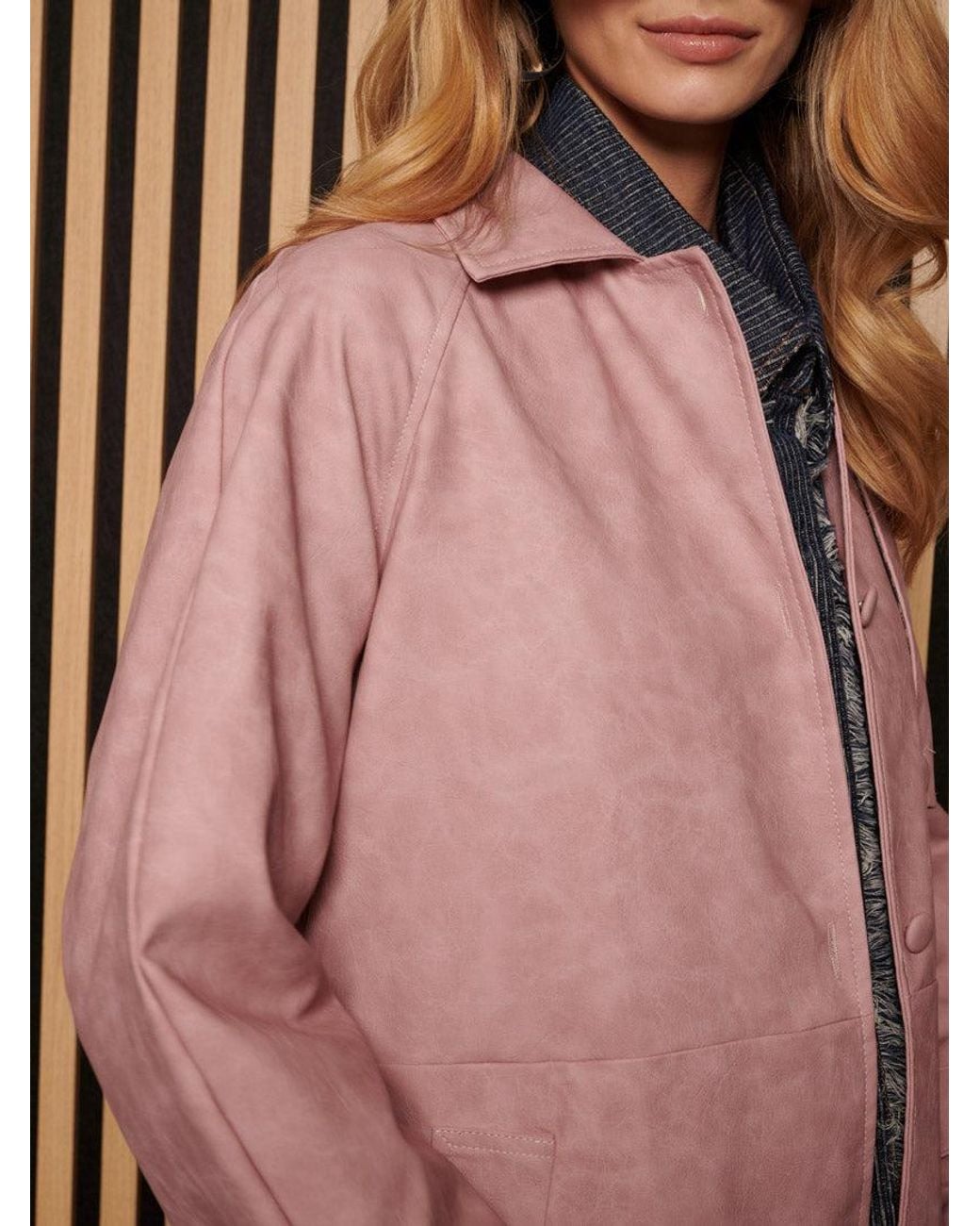 Sister Jane Pink Ghospell Dusty Pu Trench Coat