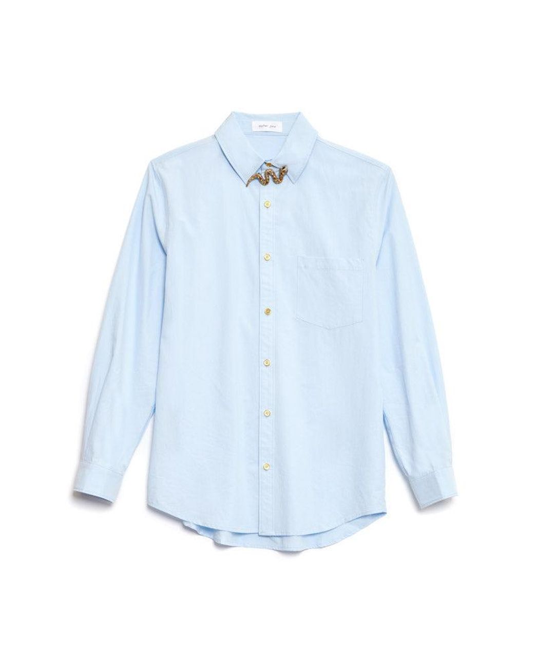 Sister Jane Blue Serpentine Penny Shirt