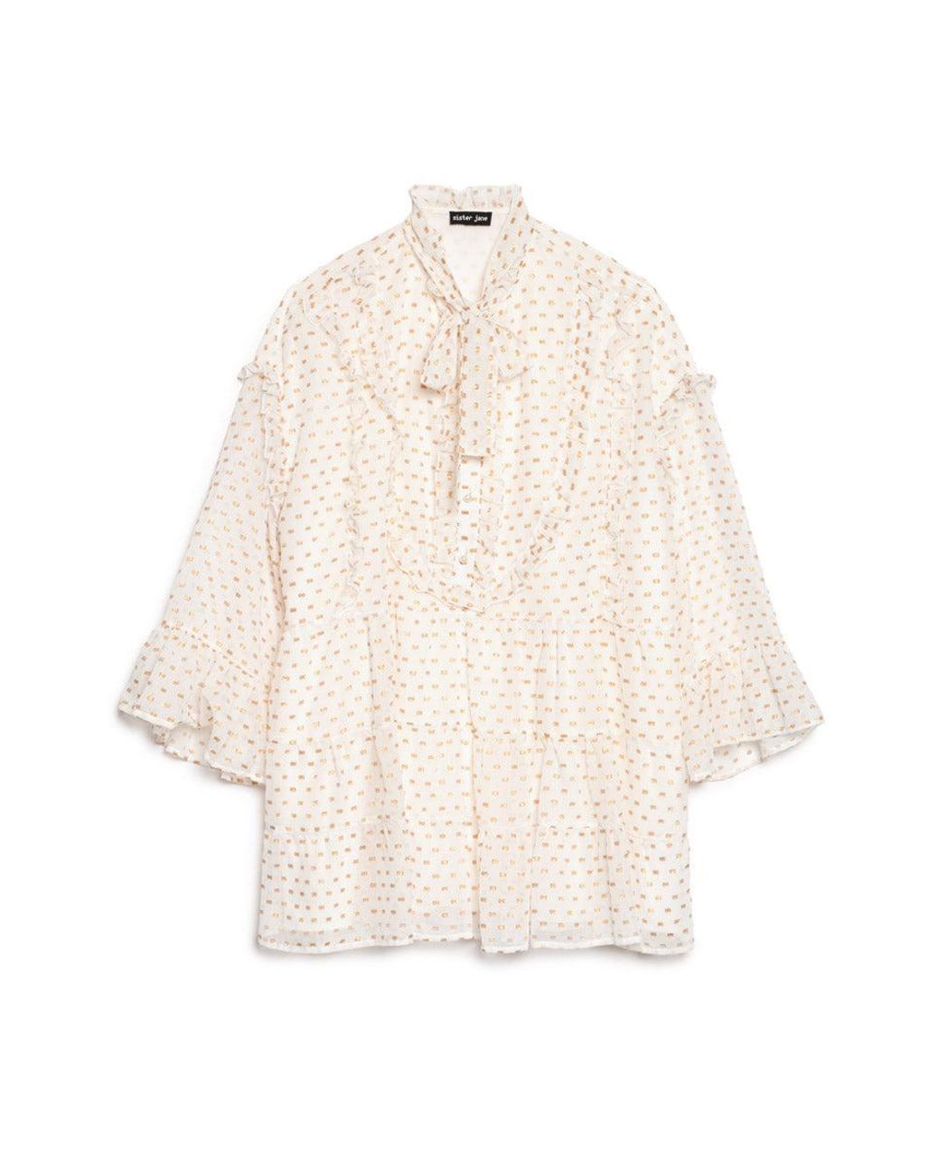 Sister Jane Natural Fanciful Mini Dress