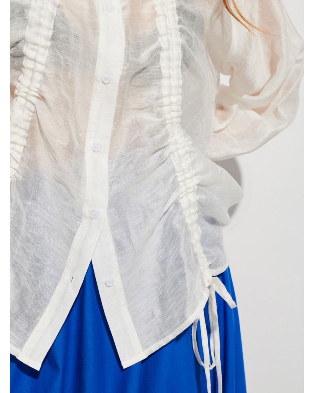 Sister Jane Blue Ghospell Elana Drawstring Shirt