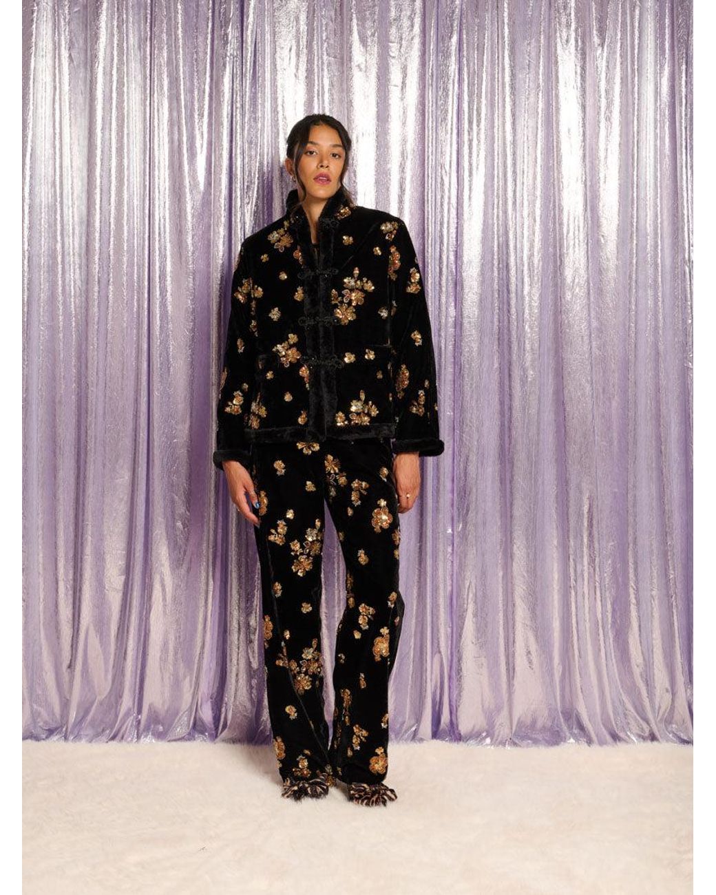Sister Jane Multicolor Mirage Velvet Jacket