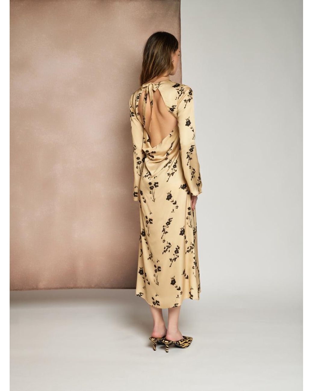 Sister Jane Natural Ghospell Arina Floral Midi Dress