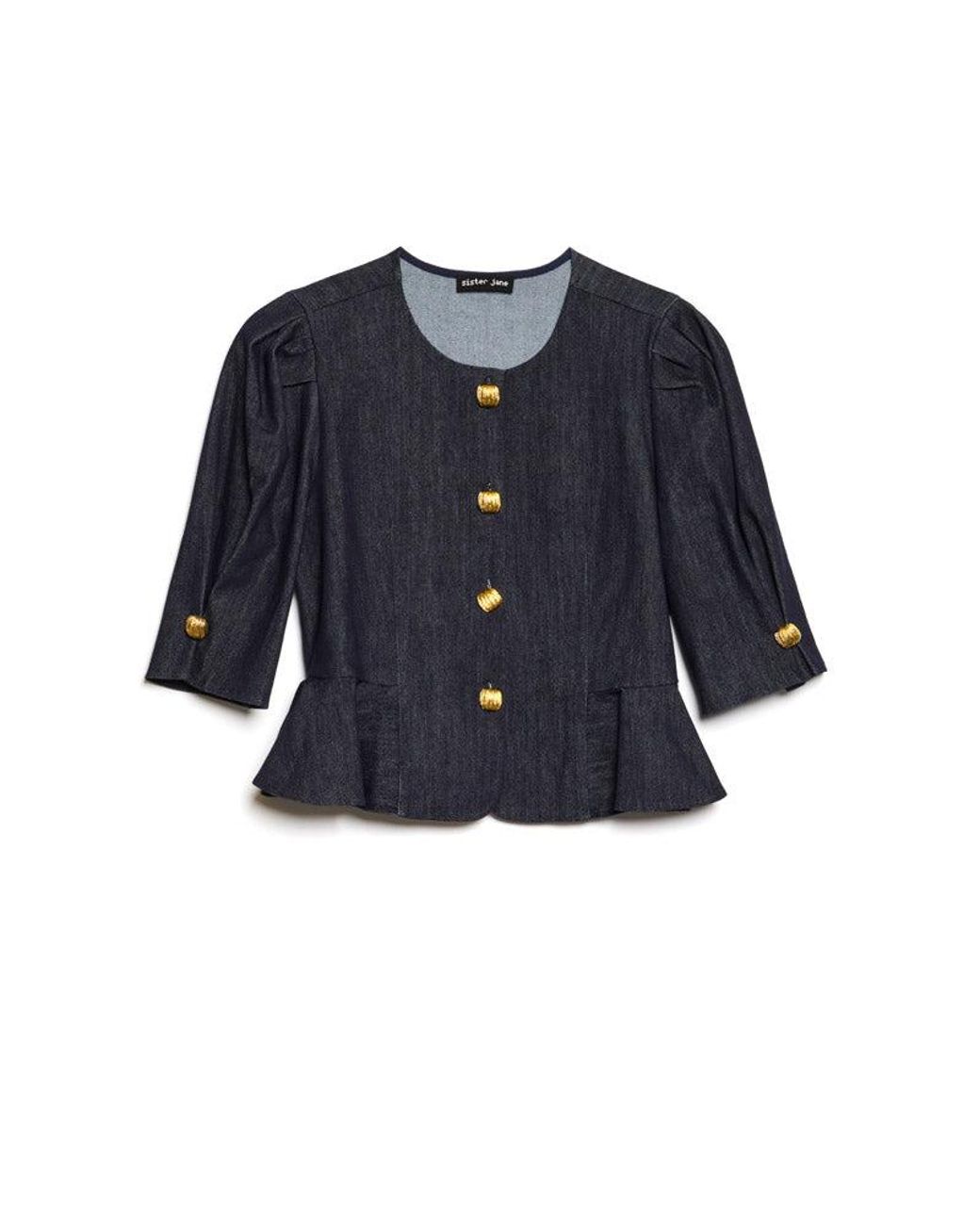 Sister Jane Blue Curio Denim Top