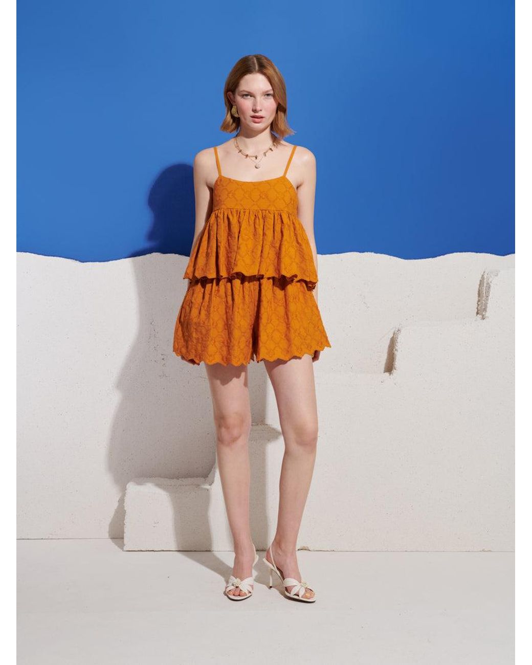 Sister Jane Orange Blossom Cami Top