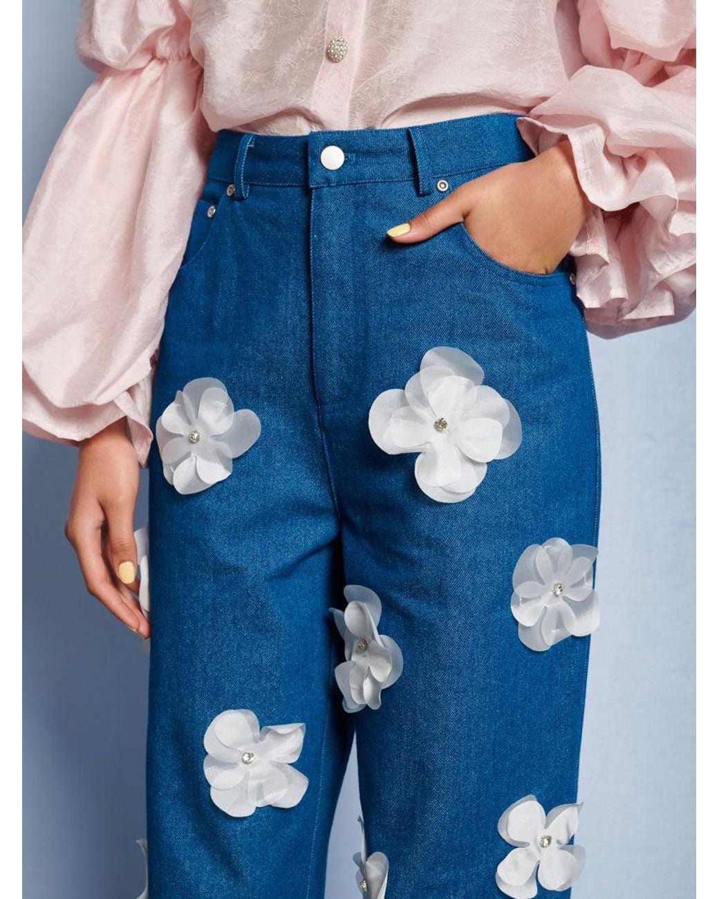 Sister Jane Blue Dream Lera Applique Jeans