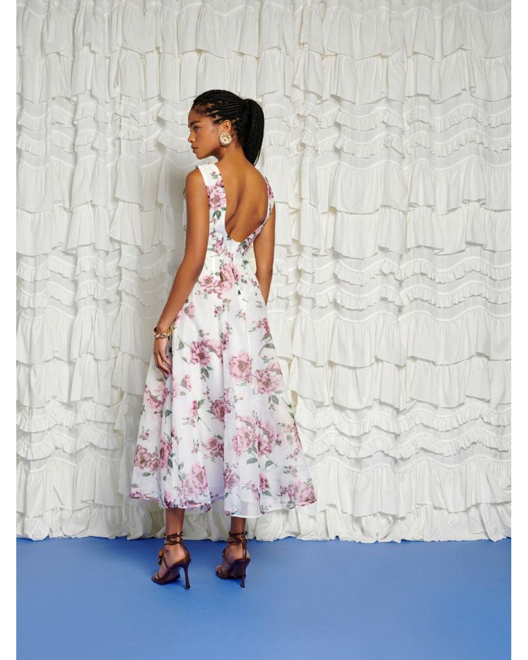 Sister Jane Gray Dream Alma Floral Midi Dress