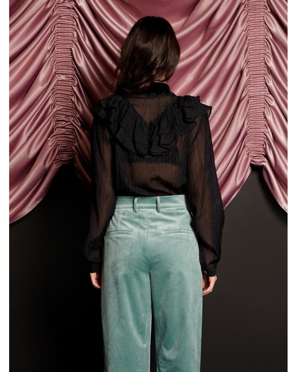 Sister Jane Multicolor Kelly Ruffle Blouse