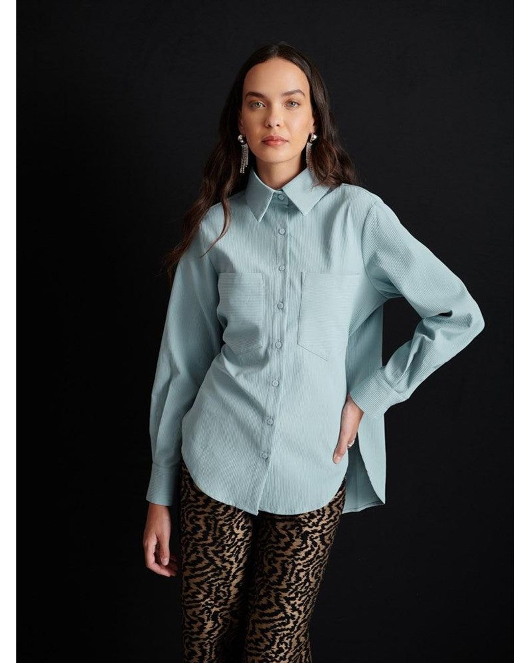 Sister Jane Black Ghospell Cody Oversized Shirt