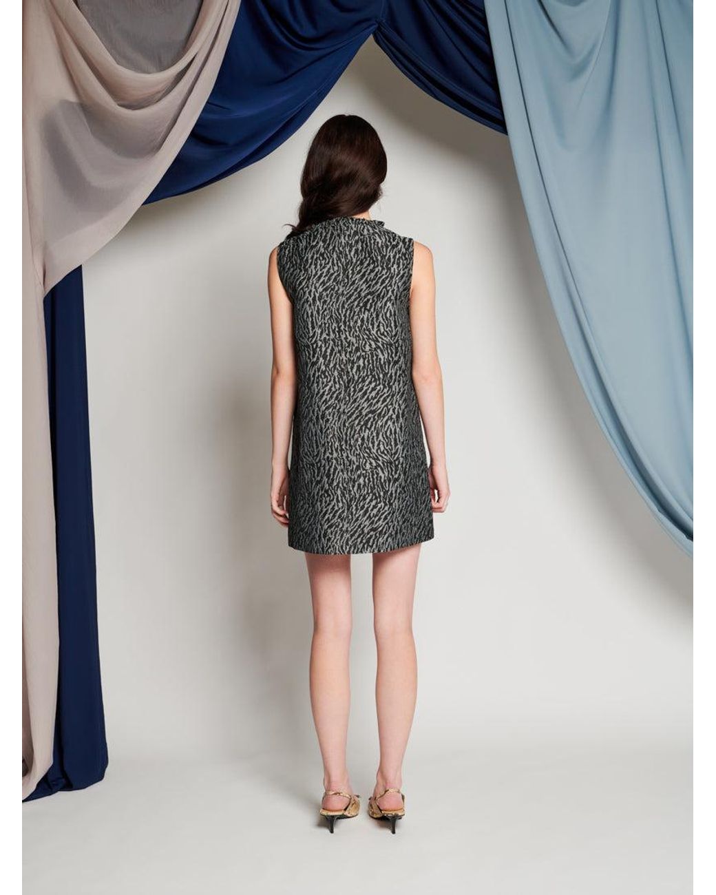 Sister Jane Gray Ghospell Jocelyn Wrap Mini Dress
