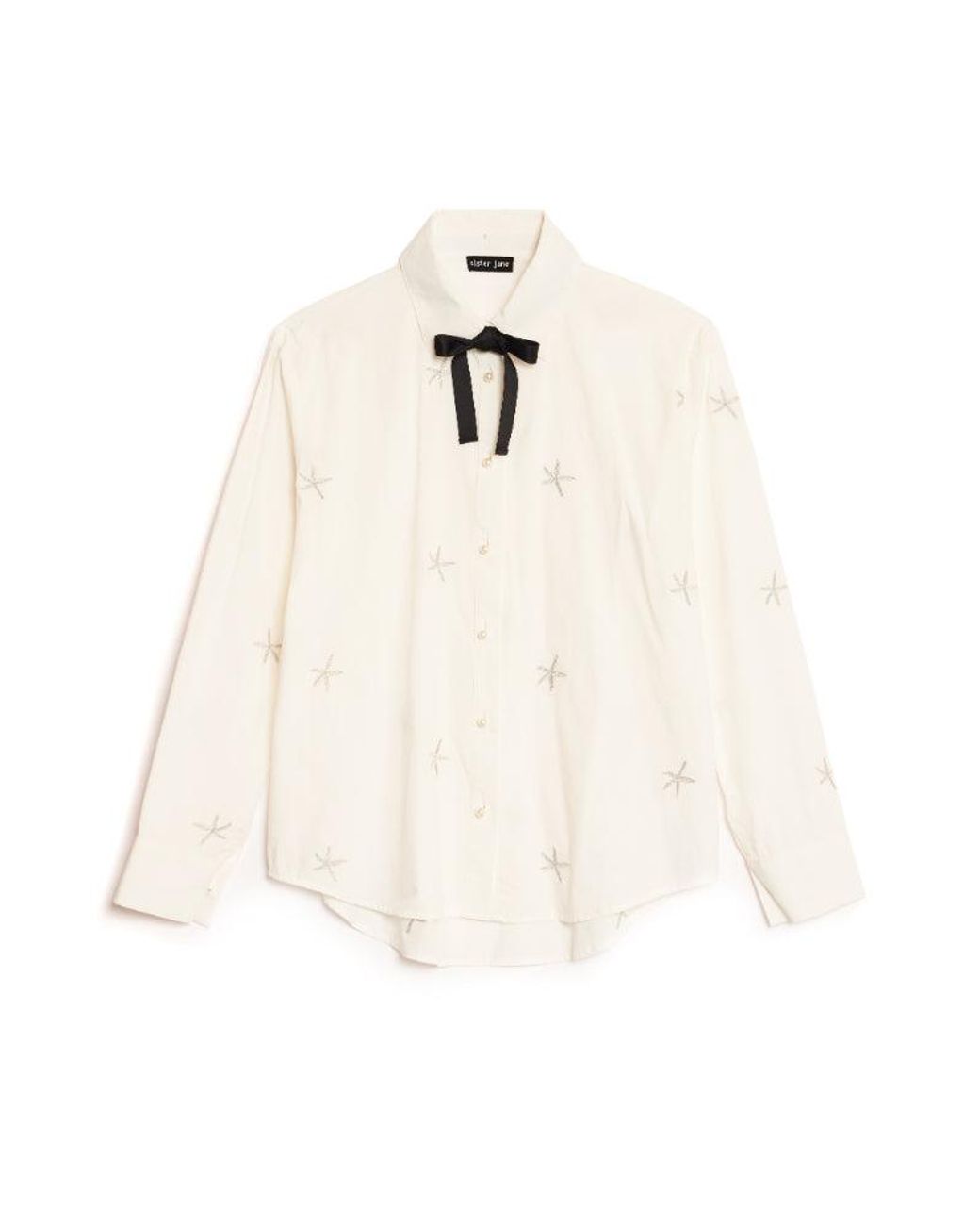 Sister Jane Green Ocean Star Embroidered Blouse