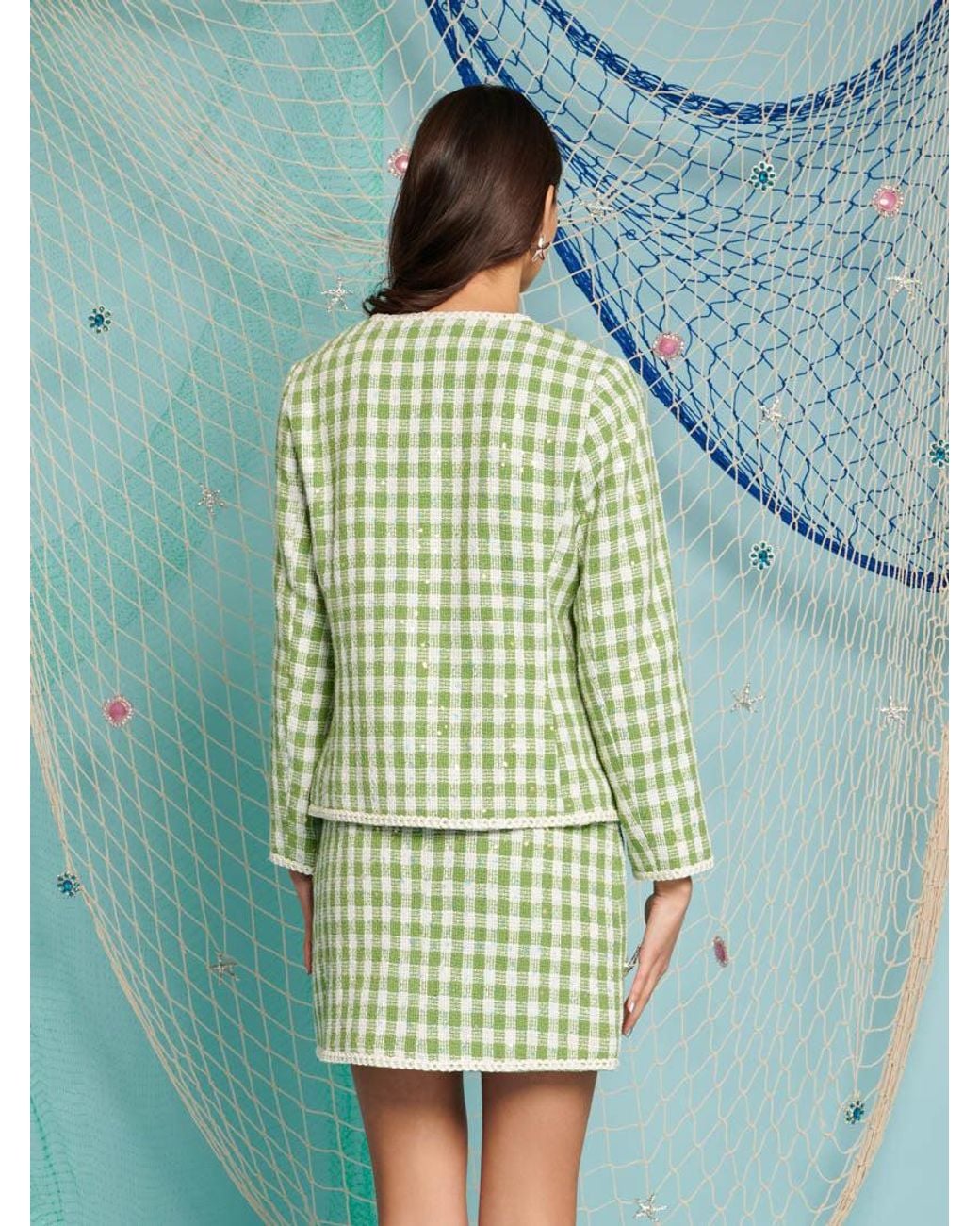 Sister Jane Green Dream Coastal Tweed Jacket