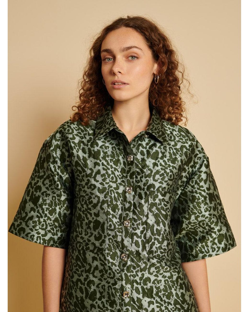 Sister Jane Green Ghospell Ebba Leopard Shirt