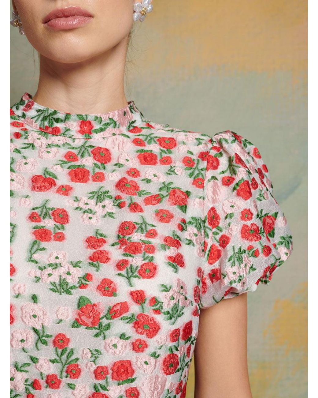 DREAM SisterJaneMarigold Jacquard Blouse（Sister Jane Dream Charm 