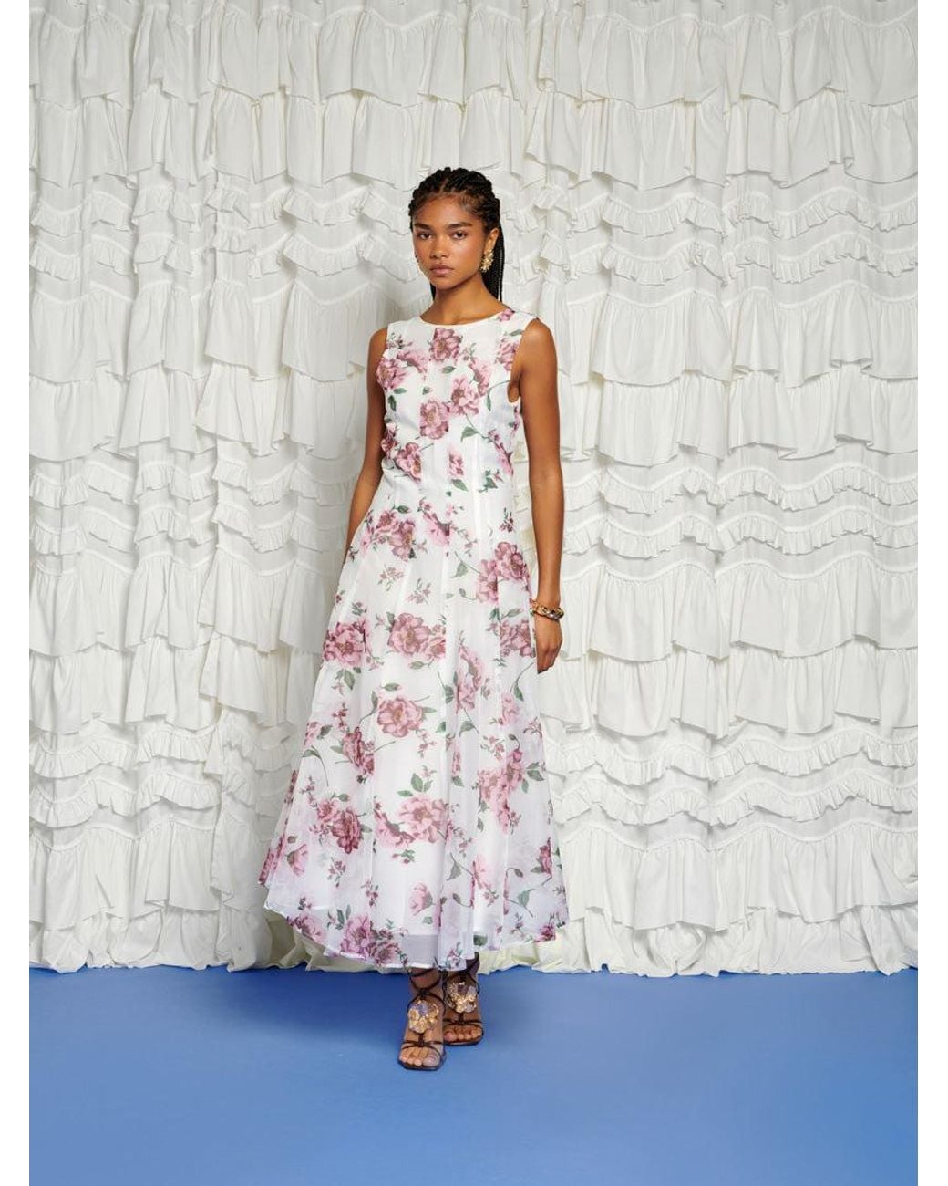 Sister Jane Gray Dream Alma Floral Midi Dress