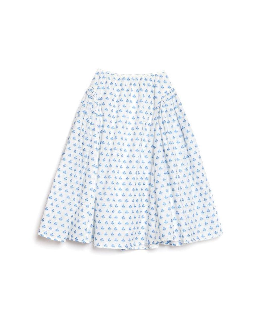 Sister Jane Blue Dream Sea Salt Jacquard Midi Skirt