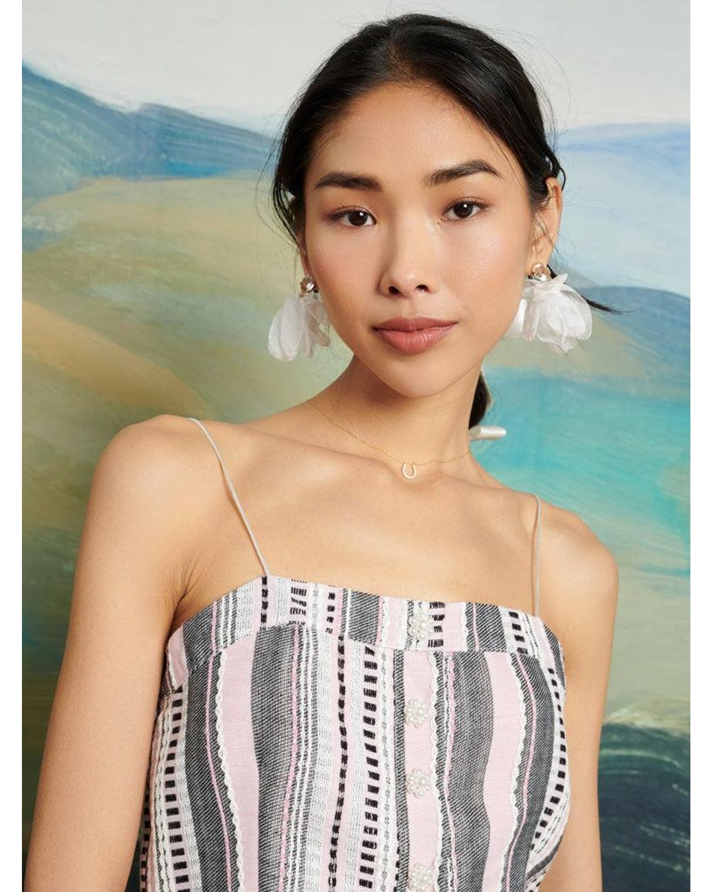 Sister Jane Green Dream Giselle Tweed Crop Top