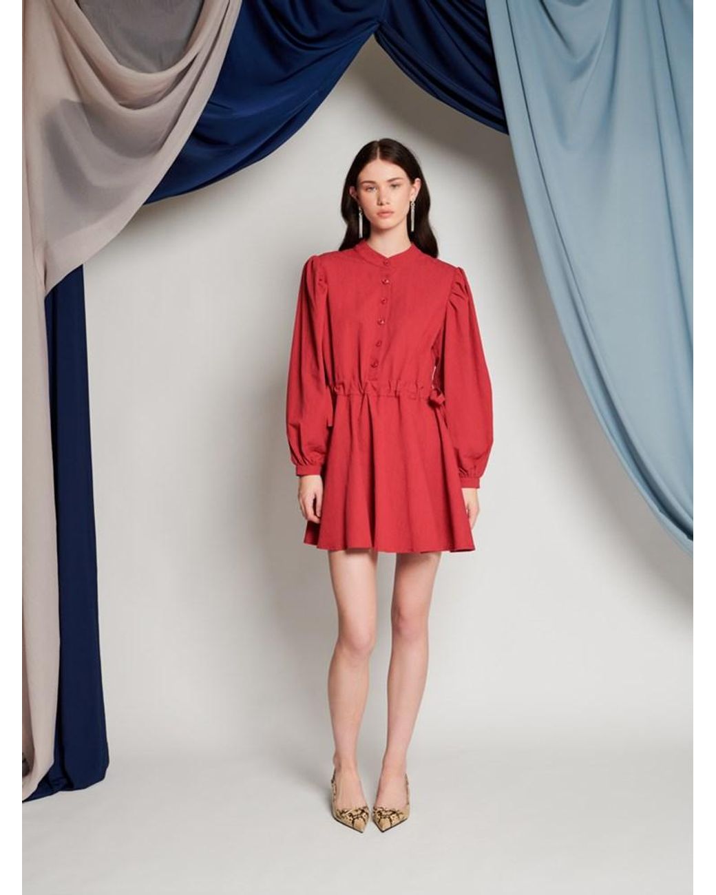 Sister Jane Red Ghospell Dougie Mini Dress