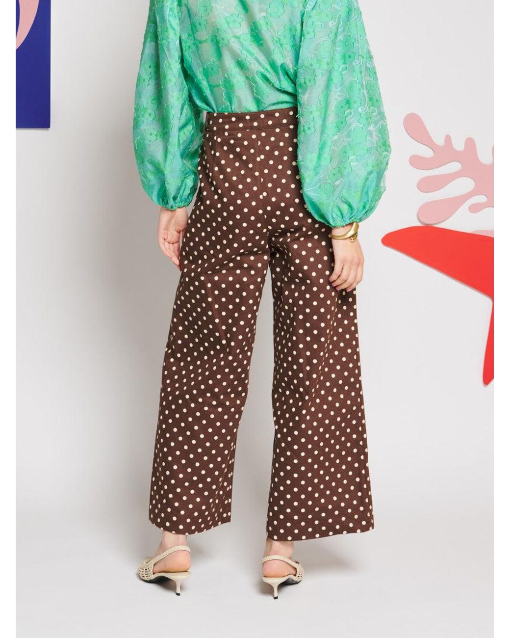 Sister Jane Multicolor Arles Polka Dot Trousers
