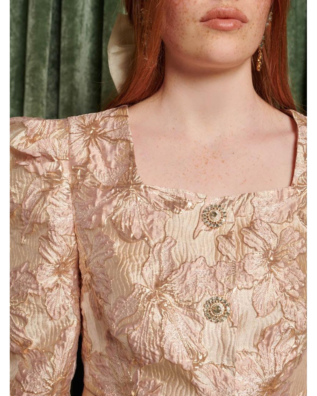 Sister Jane Green Dream Elsewhere Jacquard Top