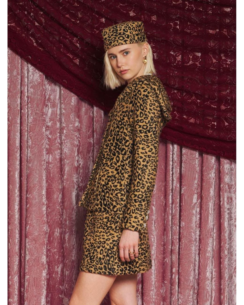 Sister Jane Purple Dream Orion Leopard Fitted Jacket