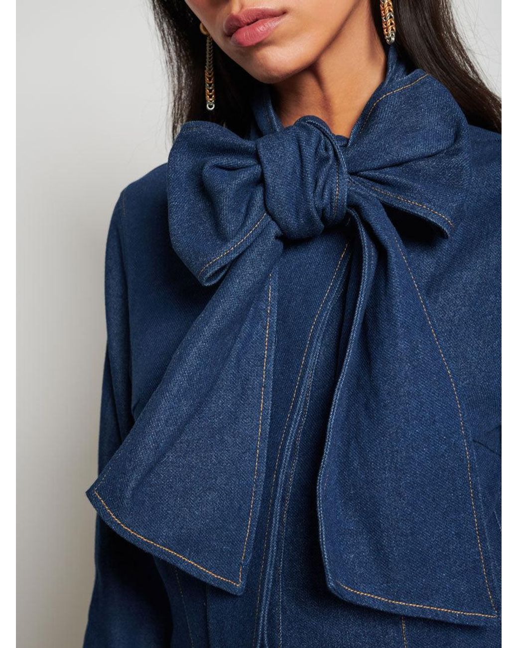 Sister Jane Blue Ghospell Autumn Denim Mini Dress