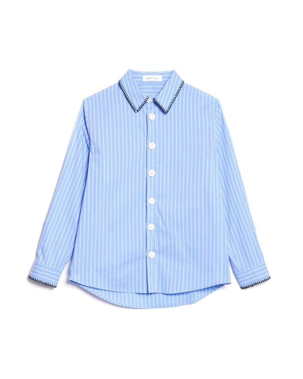 Sister Jane Blue Isak Stripe Shirt