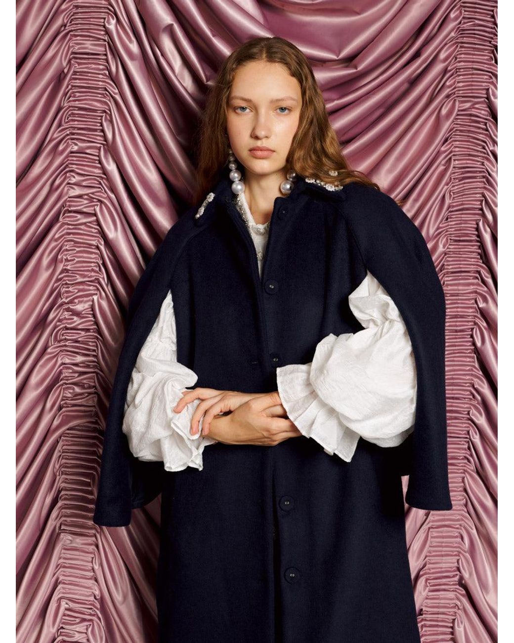 Sister Jane Pink Dream Manhattan Cape Coat
