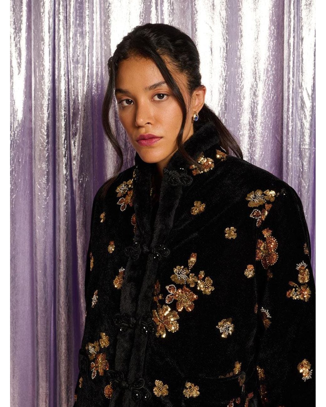 Sister Jane Multicolor Mirage Velvet Jacket